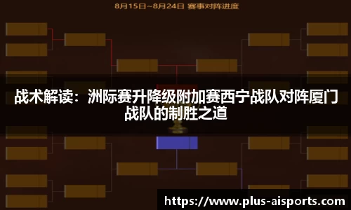 战术解读：洲际赛升降级附加赛西宁战队对阵厦门战队的制胜之道
